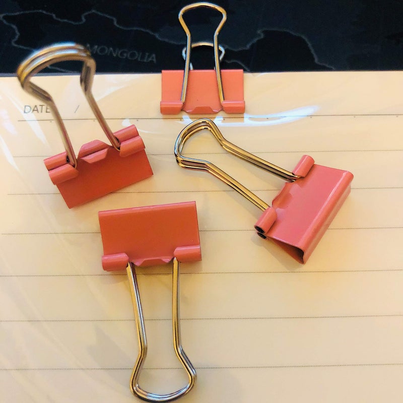 Nctinystore Binder Clips Small Metal Clamp - 3/4 in (0.75 inch)(Small, Pink, 120 Count) - Image 4